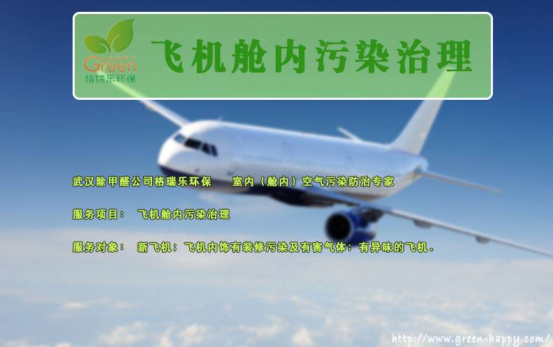 飛機艙內(nèi)污染治理，新飛機除異味，新飛機除甲醛，飛機裝修，空氣凈化，格瑞樂環(huán)保